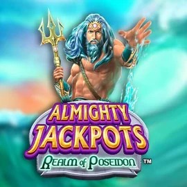 Official Jackpots logo: Almighty Jackpots – Realm of Poseidon by Novomatic at Casinova Casino