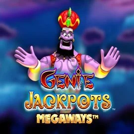 Genie Jackpots Megaways online game logo by Blueprint Gaming on casinova.it.com