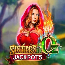 Sisters Of Oz Jackpots slot logo by Triple Edge Studios at Casinova Casino
